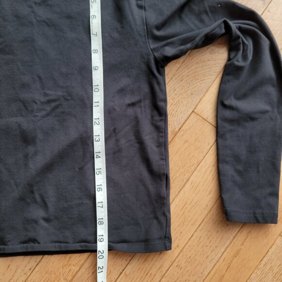 Athleta Essential Long Sleeve Tee Black XS - Picture 9 of 9